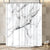 Riyidecor Marble Shower Curtain for Bathroom Art Decor 72Wx72H Inch Abstract Grey White Fabric Decor for Men Women Stone Geometric Bathroom Accessories Natural Waterproof Fabric 12 Pack Plastic Hooks