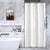 Riyidecor Stall Small Shower Curtain Half Size 36x72 Inch White Beige Single Narrow Tiny Geometric Chevron Striped Herringbone 7 Pack Hooks Dorm Decor Fabric Bathroom Set Polyester Waterproof