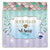 Riyidecor Mermaid Scales Shower Curtain Fishscales Glare Ocean Sea Purple Aqua Teal Princess Decor Fabric Bathroom Set Polyester Waterproof 72x72 Inch 12-Pack Plastic Hooks