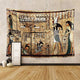Riyidecor Ancient Egyptian Tribe Tapestry 51Hx59W Inch Religion Historical Decor Mythology Hieroglyphs Abstract Performance Art Wall Hanging Indigenous Bedroom Living Room