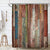 Riyidecor Wooden Brown Shower Curtain Metal Hooks 12 Pack Farmhouse Wood Rustic Planks Barn Antique Red Blue Grey Grunge Lodge Hardwood Decor Fabric Bathroom Waterproof 72Wx72H Inch