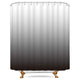 Riyidecor Extra Long Ombre Grey Shower Curtain 72Wx84H 12 Pack Metal Hooks Heavy Duty Modern Decor Fabric Polyester Waterproof Bathroom
