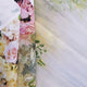 Riyidecor Pink White Bridal Floral Wall Backdrop Gauze Curtain Rose Flowers Wedding Photography Background Reception Ceremony 7x5 Feet Decoration Props Party Photo Shoot Backdrop Vinyl Cloth