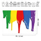 Riyidecor Painting Splatter Fabric Backdrop Abstract Graffiti Colorful Paint Art Party 7Wx5H Feet Hip Hop Baby Shower Birthday Rainbow Celebration Photo Shoot Studio