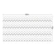 Riyidecor Clawfoot Tub Shower Curtain Panel 180x70 Inch All Wrap Around Grey White Chevron Polyester Fabric Set Extra Wide Waterproof with 32-Pack Metal Shower Hooks