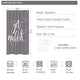 Riyidecor Small Stall Shower Curtain Half 36Wx72L Inch Get Naked Single Narrow Grey Words Modern Alphabet Cool Funny Fashion Polyester Waterproof Fabric 7 Pack Shower Hooks Bathroom Decor