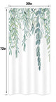 Green Leaves Stall Shower Curtain 39Wx72H