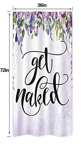 Springs Weeping Flower Fabric Shower Curtain – Multicolor Floral Modern Design