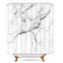 Riyidecor Marble Shower Curtain for Bathroom Art Decor 72Wx72H Inch Abstract Grey White Fabric Decor for Men Women Stone Geometric Bathroom Accessories Natural Waterproof Fabric 12 Pack Plastic Hooks