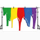 Riyidecor Painting Splatter Fabric Backdrop Abstract Graffiti Colorful Paint Art Party 7Wx5H Feet Hip Hop Baby Shower Birthday Rainbow Celebration Photo Shoot Studio