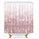 Riyidecor Fabric Pink Bling Shower Curtain Bathroom Decor for Women Girl 72Wx72H Inch Rose Gold Shining(No Sparkling Glitter) Bath Home Party Decor Decorations 12 Plastic Hooks