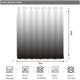 Riyidecor Extra Long Ombre Grey Shower Curtain 72Wx84H 12 Pack Metal Hooks Heavy Duty Modern Decor Fabric Polyester Waterproof Bathroom