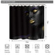 Riyidecor African American Shower Curtain Set Bathroom Decor 72Wx72H Inch Afrocentric Girl Bath Curtain Accessories for Women Lady Art Print Bathtub Home Decor Fabric Polyester Waterproof 12 Pack Hook