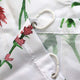 Riyidecor Fabric Floral Shower Curtain 72Wx72H Inch Botanical Plant Green Leaves Flower Watercolor Herbs Decor Bathroom Bathtub Accessories for Girl Women 12 Pack Plastic Shower Hooks Included