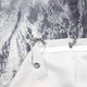 Riyidecor National Parks Mountain Fabric Shower Curtain 72Wx72H Inch Metal Hooks 12 Pack Scenery Foggyy Home Decor Smokey Forest Tree Cliff Outdoor Idyllic Photo Art Decor Bathroom Set