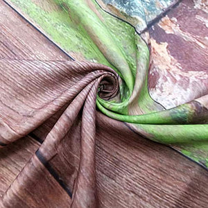 Riyidecor Antique Wooden Shower Curtain 72x78 Inch Metal Hooks 12 Pack Red Blue Grey Grunge Rustic Planks Barn House Wood and Lodge Hardwood Decor Fabric Bathroom Waterproof