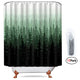 Riyidecor Misty Forest Shower Curtain Nature Foggy Rainforest Green Pine Trees 12 Pack Metal Hooks Fog Rustic Landscape Scenery Bathroom Fabric Set Polyester Waterproof 72Wx72H Inch RY-MHCU