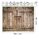 Riyidecor Wooden Barn Doors Backdrop Rustic Retro Antique Brown Woods Shabby Chic 10Wx8H Feet Farmhouse Photography Backgrounds Photo Shoot Party Birthday Decor Props Photo Shoot Vinyl