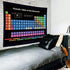 Riyidecor Periodic Table Tapestry 59WX51L Inch Chemistry Elements Educational Scientific Teachers School Student Cool Aesthetic Practical Family Cute Symbols Wall Hanging Living Room Bedroom Decor