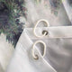 Riyidecor Misty Smokey Forest Landscape Shower Curtain Green Tree Fog Nature Decor Fabric Set Polyester Waterproof 72Wx72H Inch 12 Pack Plastic Hooks