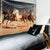 Riyidecor Horses Tapestry 60x80 Inch Galloping Wild Farm Animal Lifelike Running Desert Steed Lovely Painting Wall Art Decor Wall Hanging Indigenous Bedroom Living Room