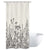 Riyidecor Small Stall Wildflower Farmhouse Half Shower Curtain 36Wx72H Inch Botanical Flower Floral Herbs Vintage Decor Bathroom Windows Balconies Fabric Polyester Waterproof 7 Pack Plastic Hooks