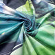 Riyidecor Watercolor Peacock Feather Curtains (2 Panels 42 x 63 Inch) Teal Blue Rod Pocket Turquoise Floral Green Leaf Rustic Art Printed Living Room Bedroom Window Drapes Treatment Fabric