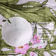 Riyidecor Thicken Heavy Duty Fabric Floral Shower Curtain for Bathroom Decor 72Wx72H Inch Flower Green Leaves Botanical Decorative Bath Set Plants Bathroom Accessories Waterproof 12 Pack Hooks