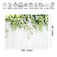 Riyidecor Bridal Floral Wall Backdrop Wedding Photography Background Dessert White Green Rose Flowers Reception Ceremony 10Wx8H Feet Decoration Props Party Photo Shoot Backdrop Vinyl Cloth