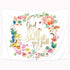 Riyidecor Inspiration Quotes Tapestry Giraffe Flower Floral Colorful God is Within Her She Will Not Fall Motivation Positive 51x59 Inch Modern Simple Decoration Bedroom Living Room Dorm Wall Hanging