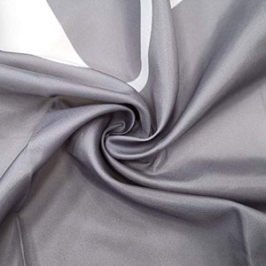Riyidecor Small Stall Shower Curtain Half 36Wx72L Inch Get Naked Single Narrow Grey Words Modern Alphabet Cool Funny Fashion Polyester Waterproof Fabric 7 Pack Shower Hooks Bathroom Decor