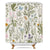 Riyidecor Floral Flower Shower Curtain 72Wx72H Inch Botanical Green Leaves Herbs Plant Waterproof Bathroom Fabric Decor Polyester 12 Pack Plastic Hooks