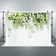 Riyidecor Bridal Floral Wall Backdrop Wedding Photography Background Dessert White Green Rose Flowers Reception Ceremony 10Wx8H Feet Decoration Props Party Photo Shoot Backdrop Vinyl Cloth