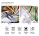 Riyidecor Watercolor Colorful Tree Print Blackout Windows Curtains for Living Room Abstract Nature Forest Scenic Curtains Art Seasons Spring for Bedroom Window Drapes Fabric (2 Panels 52 x 84 Inch)