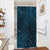 Riyidecor Small Stall Night Sky Stars Shower Curtain (No Glitter) 39Wx72H Inch Dark Blue Cosmic Starry Fantasy Galaxy Universe Fabric Waterproof Bathroom Home Decor 7 Plastic Hooks