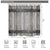 Riyidecor Rustic Barn Door Shower Curtain 72