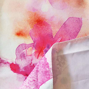 Riyidecor Pink Unicorn Tapestry 51x59 Inch Girls Kids Watercolor Print Dyeing Painting Animal Colorful Flower Floral Art Hanging Bedroom Living Room Dorm Wall Blankets Home Decor Fabric