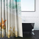 Riyidecor Stall Beach Starfish Shower Curtain 36Wx72H Inch Ocean Seashell Coastal Conch Sea Wave Rocks Island Summer Half Scenery Decor Fabric Polyester Waterproof Fabric 7 Pack Plastic Hooks WW-IHTB