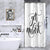 Riyidecor Small Stall Shower Curtain Marble Get Naked 36Wx72L Inch White Texture Abstract Nakey Cool Funny Fashion Modern Unique Urban Trendy Aesthetic Polyester Waterproof Home Bathroom Decor Fabric