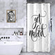 Riyidecor Small Stall Shower Curtain Marble Get Naked 36Wx72L Inch White Texture Abstract Nakey Cool Funny Fashion Modern Unique Urban Trendy Aesthetic Polyester Waterproof Home Bathroom Decor Fabric