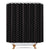 Riyidecor Striped Herringbone Chevron Shower Curtain 72x84 Inch Black Geometric Panel Decor Fabric Bathroom Set Polyester Waterproof 12 Pack Plastic Hooks