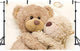 Riyidecor Teddy Bear Backdrop Cute Cartoon Funny Doll Toys Brown Kids 5Wx3H Feet Happy Warm Cuddle Lovely Plush Photography Backgrounds Photo Shoot Party Birthday Decor Props Photo Shoot