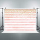 Riyidecor Pink Stripe Gold Sequins Backdrop Fabric Polyester White Spots Dots Kid Baby Shower Newborn 7x5 Feet Photography Backgrounds Home Decor Celebration Photo Shoot Studio Props Banner Booth