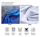 Riyidecor Outer Space Blackout Curtains Galaxy (2 Panels 29 x 63 Inch) Universe Blue Black Psychedelic Planet Nebula Starry Sky Living Room Bedroom Window Drapes Treatment Fabric