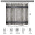 Riyidecor Rustic Barn Door Shower Curtain 60