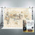 Corovy Adventure Awaits Backdrop World map Photography Background Vintage Yellow and Brown 7Wx5H Feet Decoration Celebration Props Party Photo Shoot Backdrop Vinyl Cloth