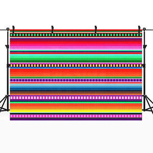 Riyidecor Mexican Fiesta Backdrop Photobooth Mexico Cinco De Mayo Photography Background with 7WX5H Feet Banner Decorations Birthday Festival Luau Event Props Photo Shoot Vinyl Cloth