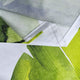 Riyidecor Tropical Palm Curtain Tree Leaf Rod Pocket Botanical Plant Banana Tree Nature Summer White Modern Printed Living Room Bedroom Window Drapes Treatment Fabric (2 Panels 42 x 63 Inch)