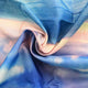 Riyidecor Ocean Beach Shower Curtain 72Wx72H Sunset Scenic Blue Sky Seaside Landscape Sand Decor Fabric Bathroom 12 Pack Plastic Shower Hooks