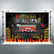 Riyidecor Firetruck Happy Birthday Party Backdrop Fireman Fire Truck Firefighter 7x5 Feet Black Red Photography Background Boy Birthday Decorations Celebration Photo Banner Photo Booth Vinyl Cloth